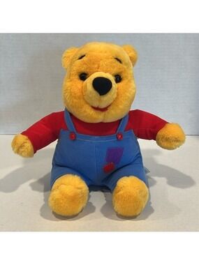 1997 Mattel Winnie The Pooh Hug 'N Wiggle Pooh Talking Noises Animated Plush Toy